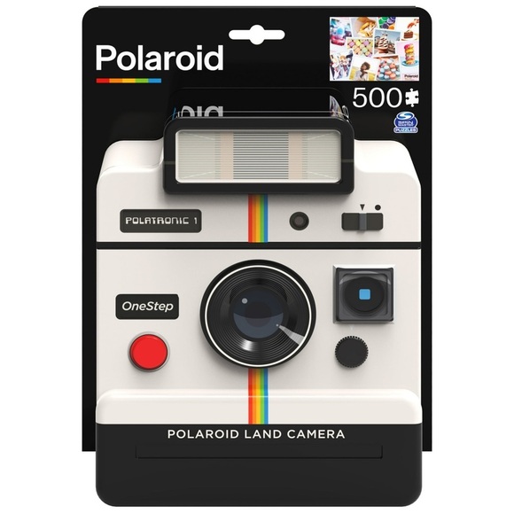 Polaroid Camera 500 Pieces Jigsaw Puzzle w/ Tin Container - Picture 1 of 5